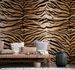 Photo wallpaper tiger stripes fur brown black 39830-1 1