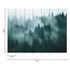 Photo Wallpaper Forest Landscape Fog Green Blue 39898-1 3