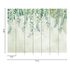 Photo wallpaper watercolor leaves tendrils green 39907-1 3