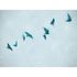 Photo wallpaper sky clouds birds watercolor blue 39923-1 2