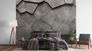 Photo wallpaper stones 3D effect black grey 39924-1 1