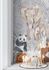 Non-woven wallpaper kids animals trees grey beige 77070-1 2