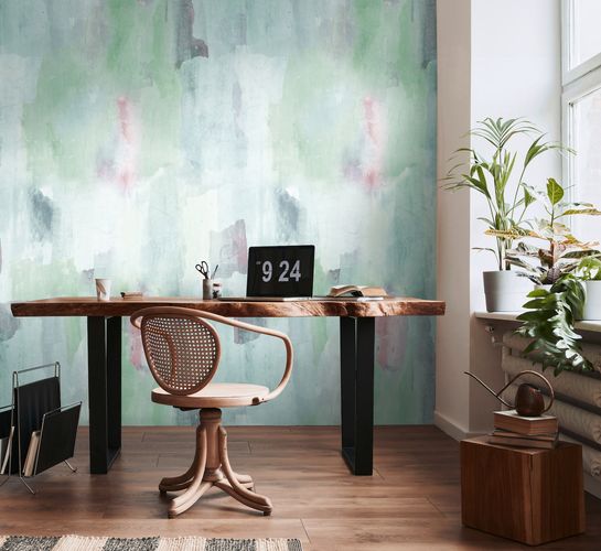 Fototapete-Vlies-Modern-Kunst-Gruen-Blau-78207-1-63223089_1