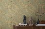 Non-woven wallpaper leaf pattern green beige 78223-1 1