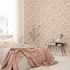 Non-woven wallpaper leaf pattern floral beige cream 81640 2