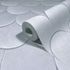 Non-woven wallpaper 3D look tiles shingles light grey 81660 3