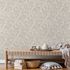 Vliestapete-Floral-Blattmuster-Creme-Beige-Metallic-82441-63223256 1