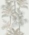 Non-woven wallpaper palm leaves tropics cream brown 82454 4