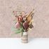 Non-woven wallpaper tiles wood look vintage pink grey 89002 1