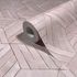 Non-woven wallpaper tiles wood look vintage pink grey 89002 2