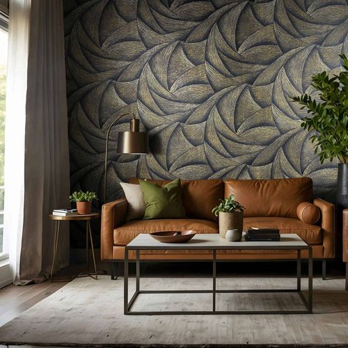 Vliestapete-Grafik-Abstrakt-Schwarz-Gold-Metallic-35506-63223395_1