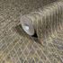 Vliestapete-Rauten-Muster-Anthrazit-Gold-Metallic-35540-63223429_8 18