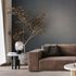 Non-woven wallpaper linen look anthracite copper 35111 1