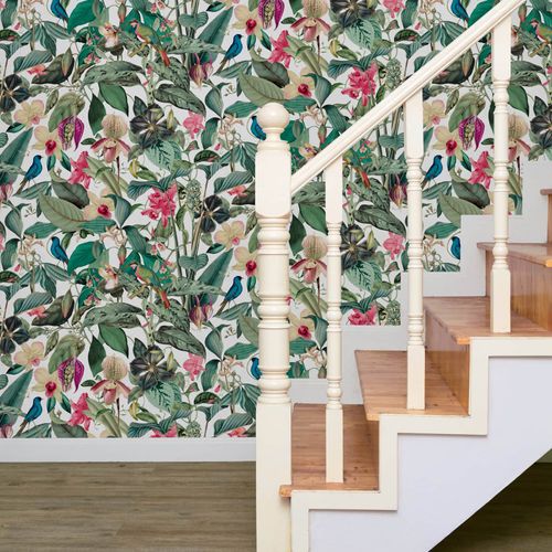 Vliestapete-Tropisch-Floral-Weiss-Gruen-Rosa-81686-63223650_2