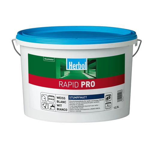 Herbol Rapid PRO Innenfarbe hoch deckend weiß 12,5 L