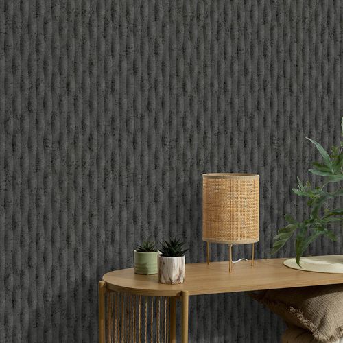 Tapete Guido Maria Kretschmer Streifen Schwarz 10523-15 Raum