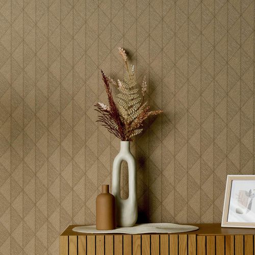 Tapete Guido Maria Kretschmer Rauten Beige 10524-20 Raum