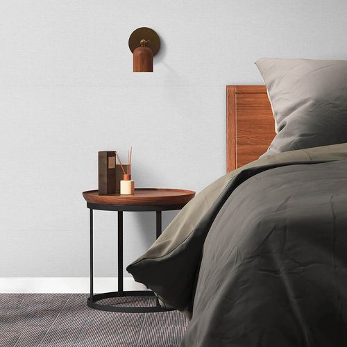 Tapete Guido Maria Kretschmer Leinenoptik Hellgrau Zimmer