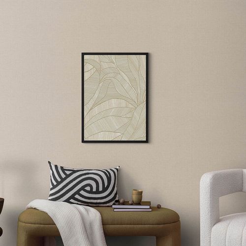 Tapete Guido Maria Kretschmer Leinenoptik Taupe 10541-37 Zimmer