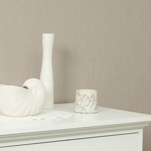 Tapete Guido Maria Kretschmer Struktur Taupe 10542-37 Raum