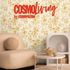 Vliestapete Floral Vintage Creme Gold Metallic 79061-4 COSMOLiving 1