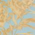 Vliestapete Blattmuster Dschungel Blau Beige 79063-2 Ausschnitt 9