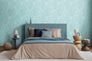 Vliestapete Blattmuster Tropen Blau Metallic 79064-3 Wohnzimmer 6