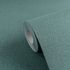 Vliestapete Uni Struktur Türkis Silber Metallic 79065-5 Detail 3