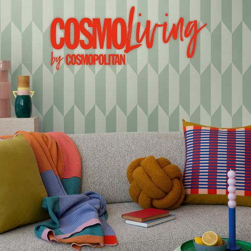 Vliestapete Grafisch 3D-Optik Grün Metallic 79086-4 COSMOLiving