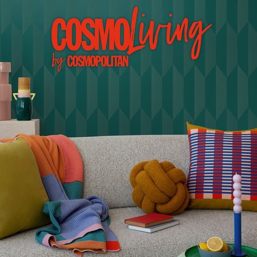 Vliestapete Grafisch 3D-Optik Petrol Metallic 79086-7 COSMOLiving