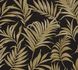 Vliestapete Dschungel Blätter Schwarz Gold Metallic 79108-6 7