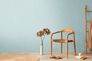 Vliestapete Uni Putzoptik Modern Hellblau 79109-2 Wohnzimmer 6