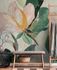 Fototapete Vlies Blume Kunst Beige Grün 79144-3 Raum 1
