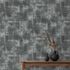 Vliestapete Shabby Betonoptik Silber Metallic 10480-29 Zimmer 4
