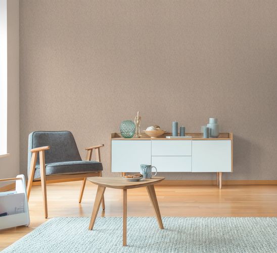 Vliestapete Struktur Fischgrät Motiv Braun Beige 79092-1 Stube