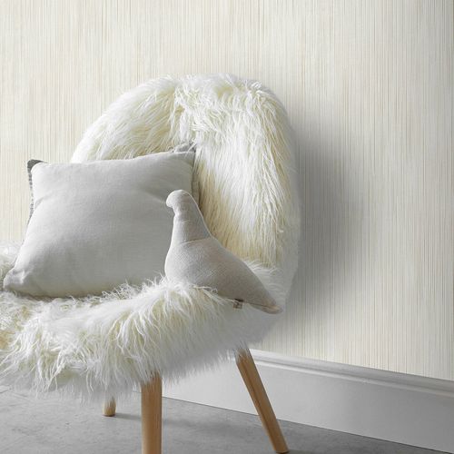 Vliestapete Streifen Muster Creme Beige Weiß 10533-02 Zimmer