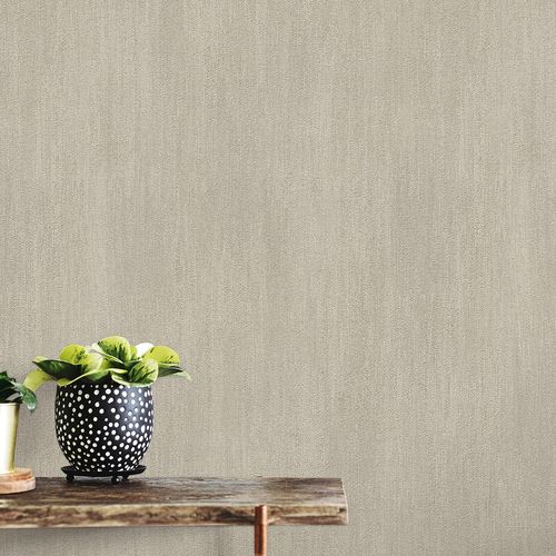 Vliestapete Einfarbig Betonoptik Hellbraun 10534-11 Zimmer