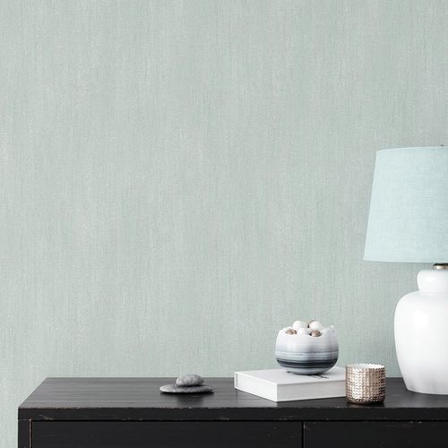Vliestapete Einfarbig Betonoptik Mint Grün 10534-35 Zimmer