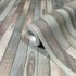 Non-woven wallpaper wood look grain blue beige 45736 2