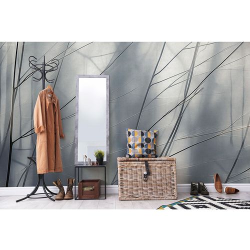 Guido Maria Kretschmer Fototapete Wald Grau Anthzazit Zimmer