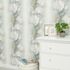 Non-woven wallpaper vintage floral grey blue green 10513-08 1