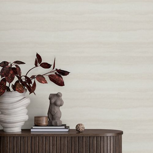 Vliestapete Streifen Creme Grau Beige Glitzer 10515-02 Raum