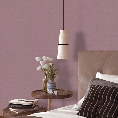 Vliestapete Einfarbig Modern Lila Glitzer 10539-09 Raum