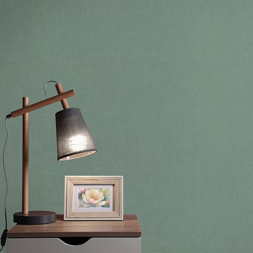 Vliestapete Einfarbig Modern Grün Glitzer 10539-18 Raum