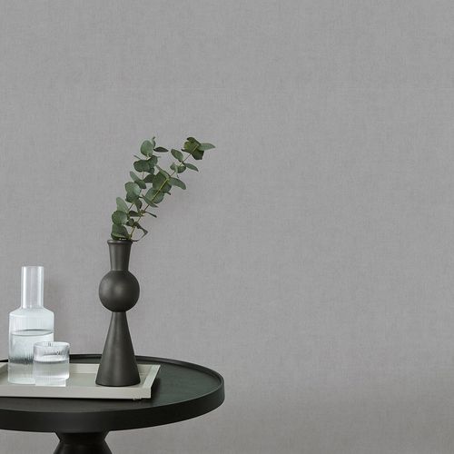Vliestapete Einfarbig Modern Grau Glitzer 10539-37 Raum
