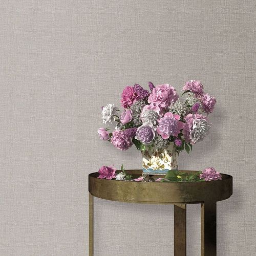 Vliestapete Einfarbig Struktur Braun Grau 10463-11 Zimmer