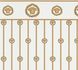 Versace wallpaper stripes cream gold metallic 79131-1 2