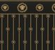 Wallpaper Versace stripes black gold metallic 79131-2 2