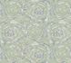 Non-woven wallpaper Versace floral green white blue 79135-1 2
