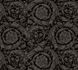 Non-woven wallpaper Versace floral black anthracite 79135-2 2